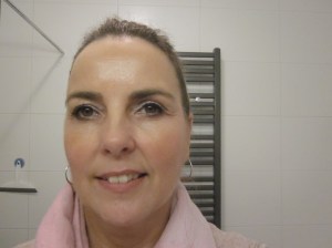 Gezicht nog met make-up