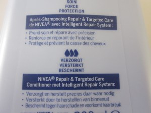 nivea targeted care