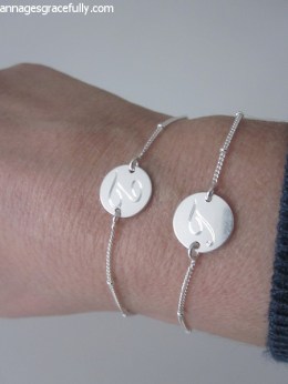 armband met initialen