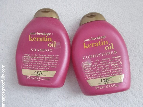OGX Keratin Oil Shampoo Conditioner