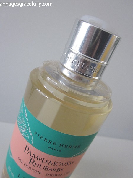 l'occitane pampelmousse rhubarbe douchegel