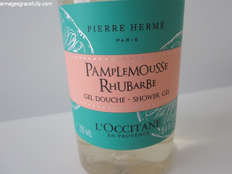l'occitane pamplemousse rhubarbe douchegel