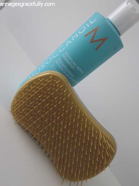 Moroccainoil shampoo Dessata anti klit borstel