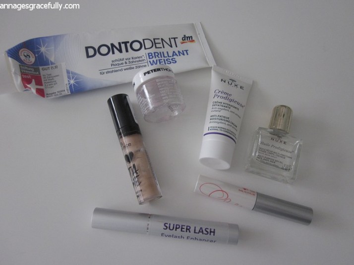 Superlash, Nuxe, Essence primer, Peter Thomas Roth