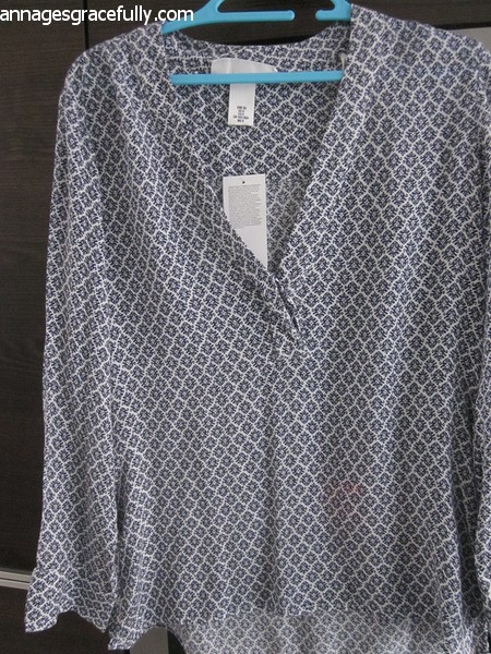 H&M shirt met print