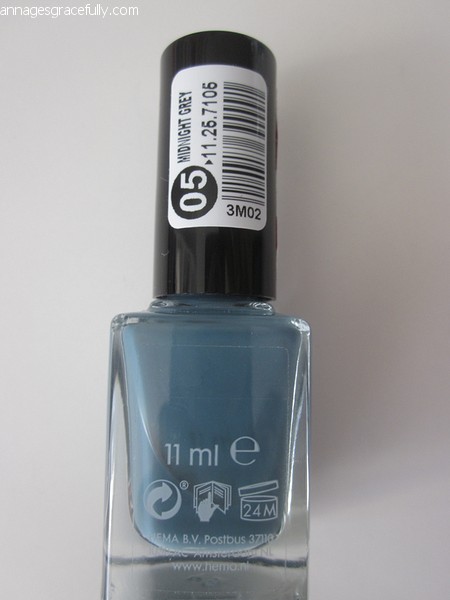 Hema Midnight Grey Long Lasting nailpolish