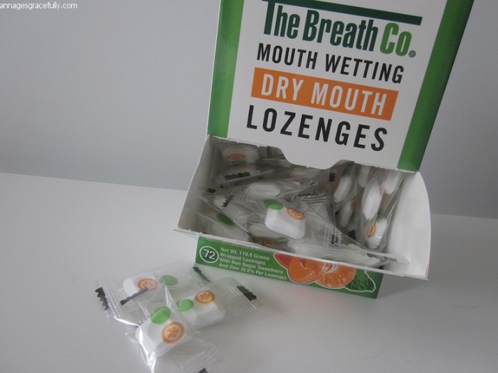 The Breath co. dry mouth lozenges