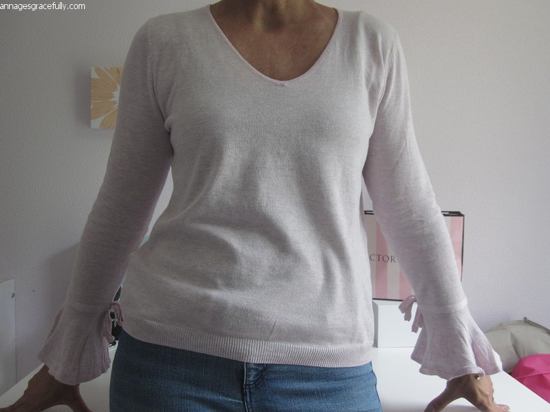 Mango basic trui Roze