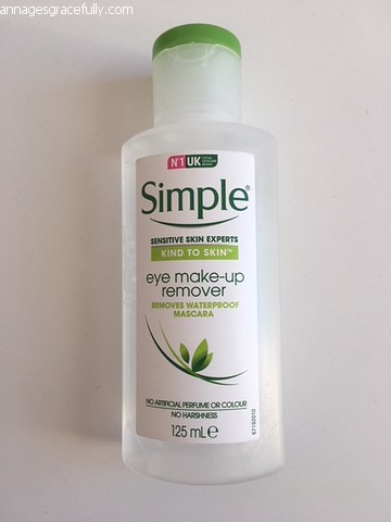 Simple eye make-up remover
