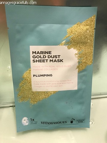 Vitamasques marine gold dust sheet mask