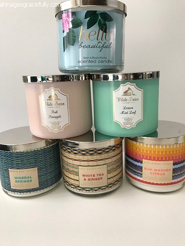 Bath & Bodyworks geurkaarsen