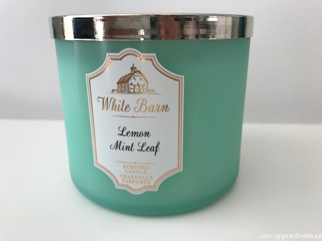 Lemon mint leaf Bath & body works