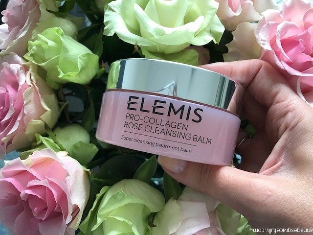 Elemis pro-bollagen rose cleansing balm